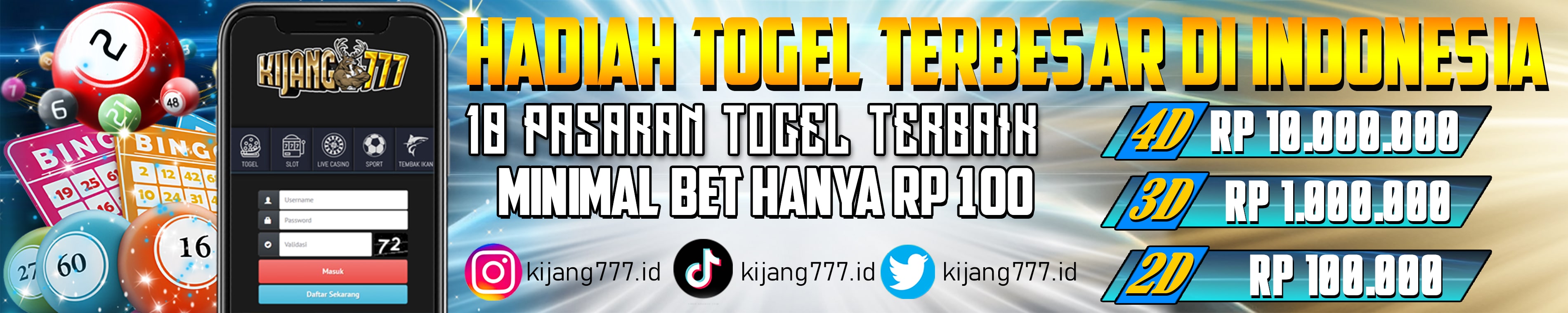 hadiah togel terbesar